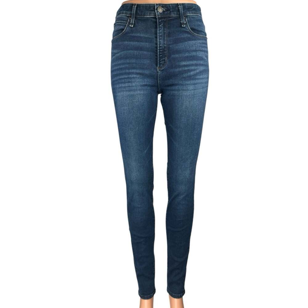 Abercrombie & Fitch Simone Blue High Rise Super Skinny Denim Jeans Pants Size 4